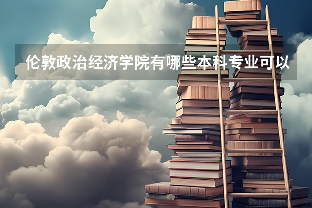 伦敦政治经济学院有哪些本科专业可以选择？