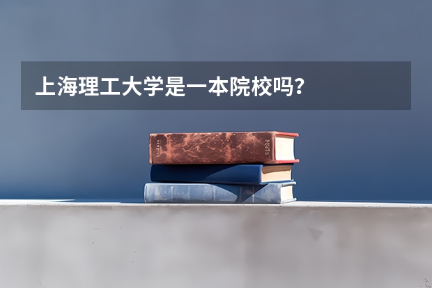 上海理工大学是一本院校吗？