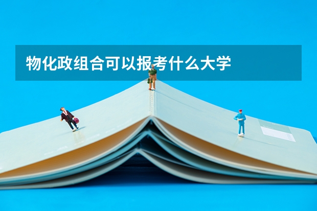 物化政组合可以报考什么大学