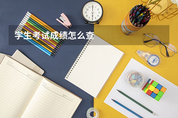 学生考试成绩怎么查