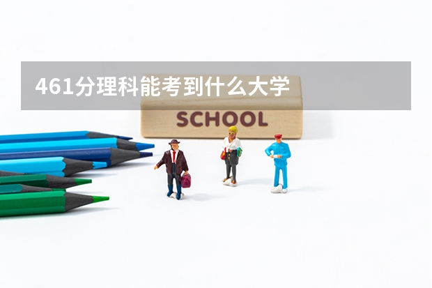 461分理科能考到什么大学