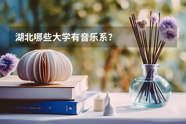 湖北哪些大学有音乐系？