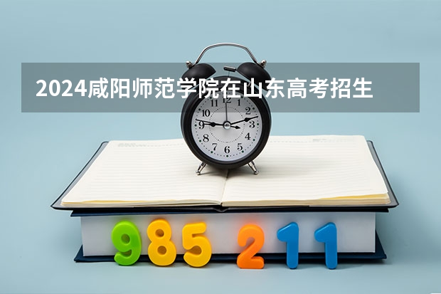 2024咸阳师范学院在山东高考招生计划介绍