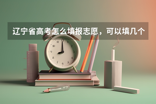 辽宁省高考怎么填报志愿，可以填几个学校，几个专业。