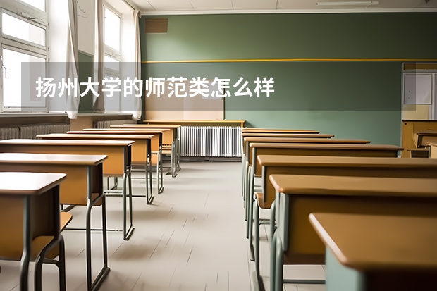 扬州大学的师范类怎么样