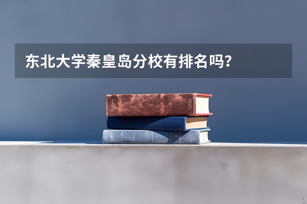 东北大学秦皇岛分校有排名吗？