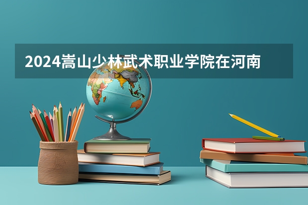 2024嵩山少林武术职业学院在河南高考招生计划介绍