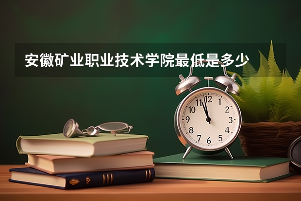 安徽矿业职业技术学院最低是多少