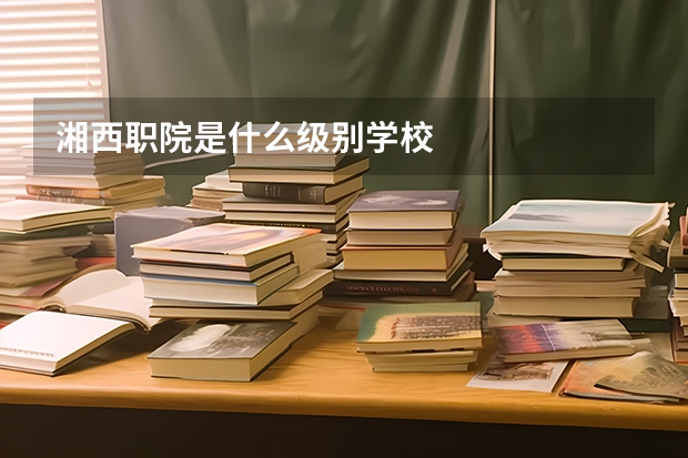 湘西职院是什么级别学校