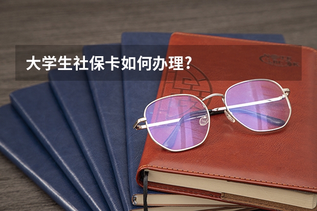 大学生社保卡如何办理?