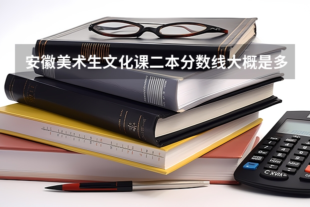 安徽美术生文化课二本分数线大概是多少？美术300文化课300能上那些省内学校？拜托！