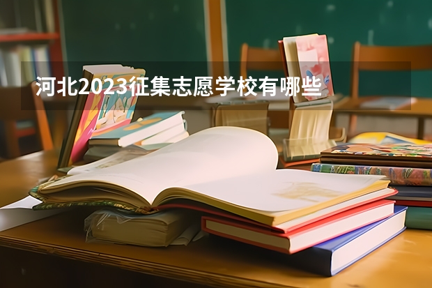 河北2023征集志愿学校有哪些