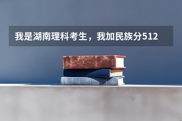 我是湖南理科考生，我加民族分512能上中南民族大学吗？