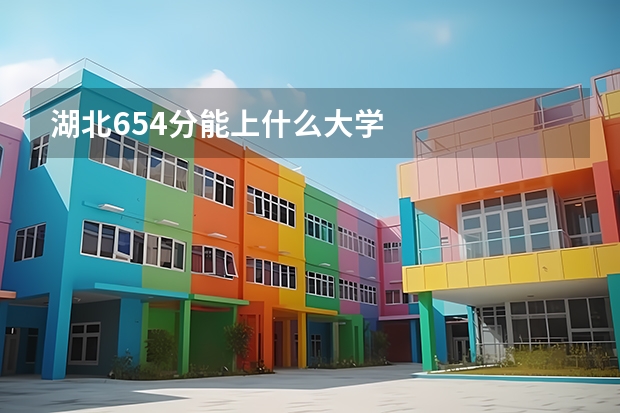 湖北654分能上什么大学