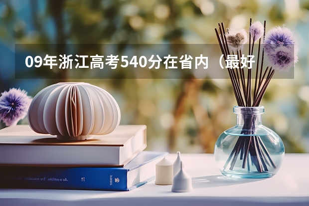 09年浙江高考540分在省内（最好杭州）有什么好的二本院校吗？我想读工商的。