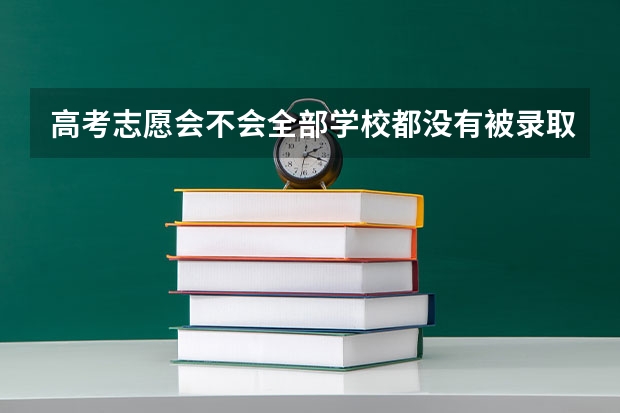 高考志愿会不会全部学校都没有被录取？（高三党高考填报志愿可以冲好的学校么）