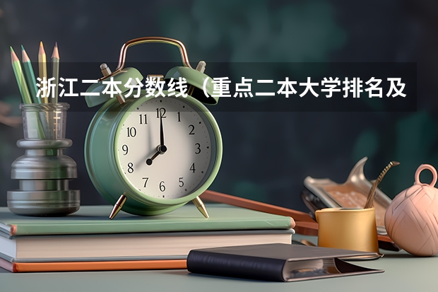 浙江二本分数线（重点二本大学排名及分数线）