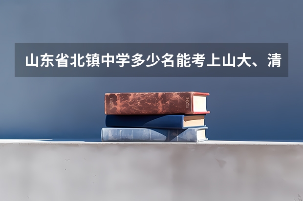 山东省北镇中学多少名能考上山大、清华北大等名牌大学？