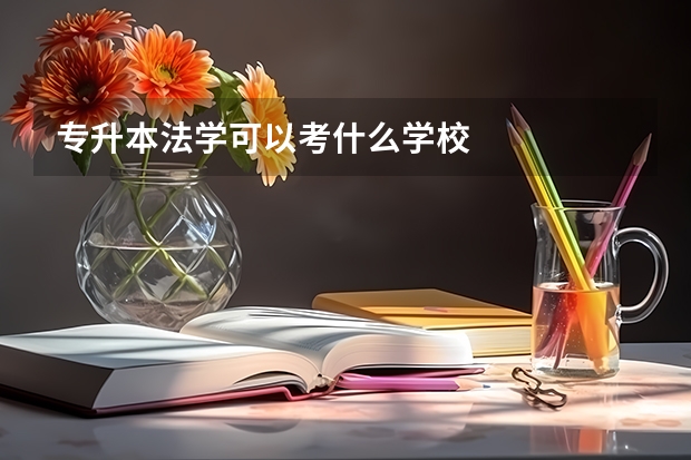 专升本法学可以考什么学校