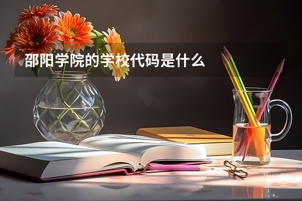 邵阳学院的学校代码是什么