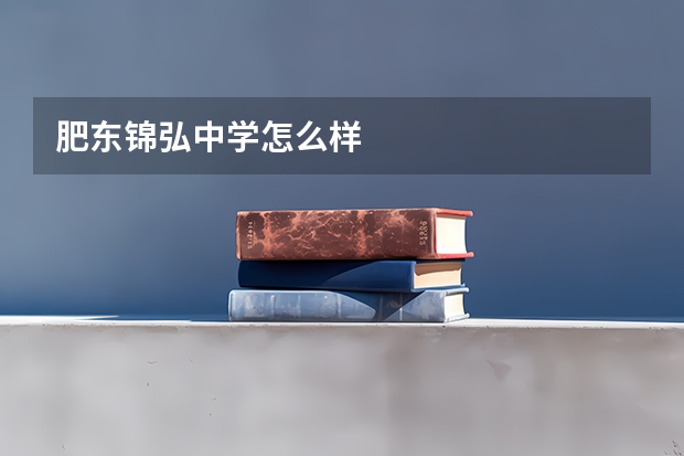 肥东锦弘中学怎么样