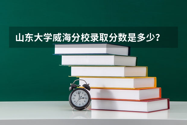 山东大学威海分校录取分数是多少？