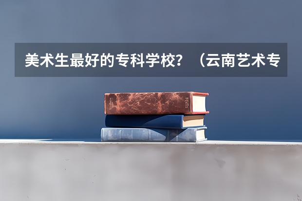 美术生最好的专科学校？（云南艺术专业学校排名）