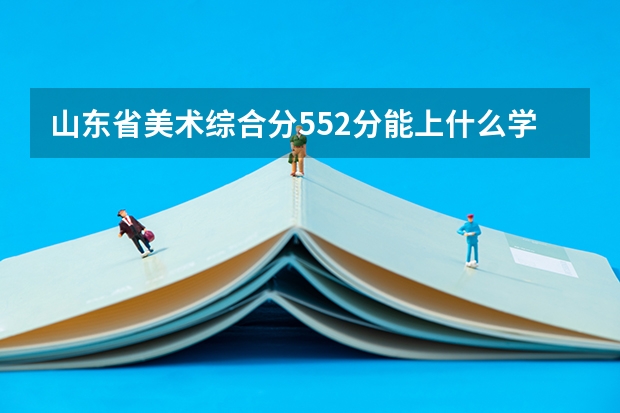 山东省美术综合分552分能上什么学校？